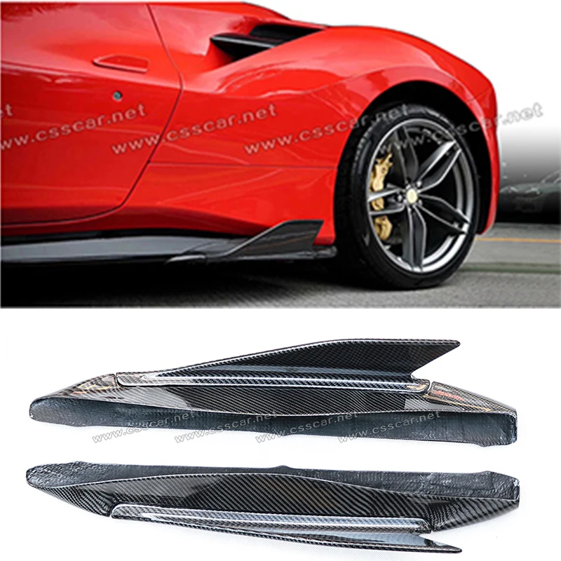 

Carbon Car Side Skirt For Ferrari 488 Rocker Splitters Winglet Wings Diffuser capristo Style Auto Car Accessories