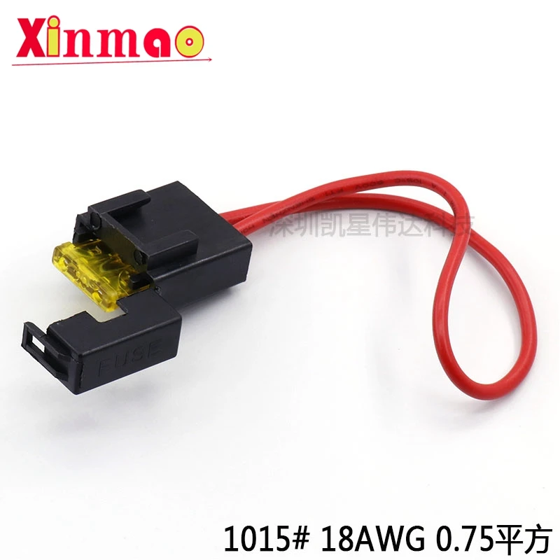 1Pcs 18awg 600V Waterdichte Auto Inline Medium In-Line Zekeringhouder + 1Pcs Zekering Inserts
