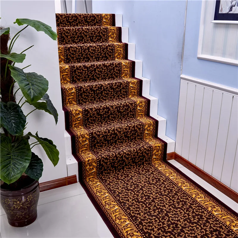 Classical European Stair Carpet, Non-Slip Corridor Rug, Long Hotel Aisle Carpet, Bedroom Mat, Hallway Floor Mat, Area Rugs