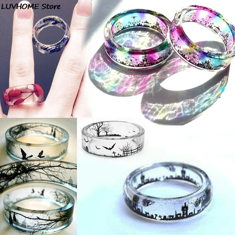 14 Hole Rings Mold Collection Handmade DIY Making Ring Jewelry Silicone Mold Crystal Epoxy Mould Epoxy Resin For Jewelry Making