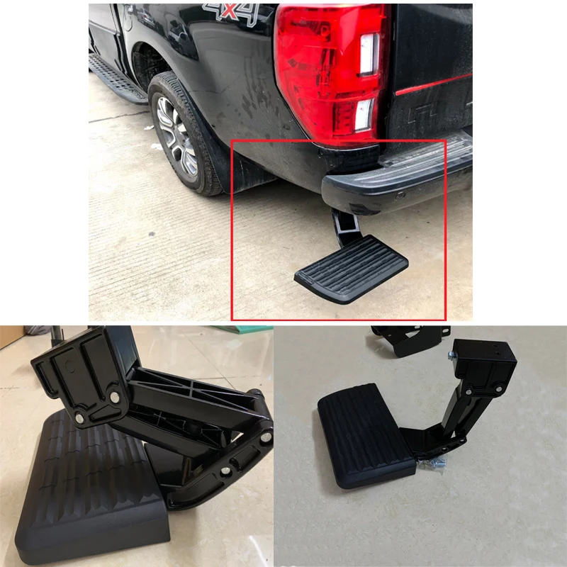 For Dodge RAM 1500 2500 3500 2019 2020 2021 2022 2023  Exterior Pickup Retractable Rear Bumper Foot T-Step Tailgate Bed Step