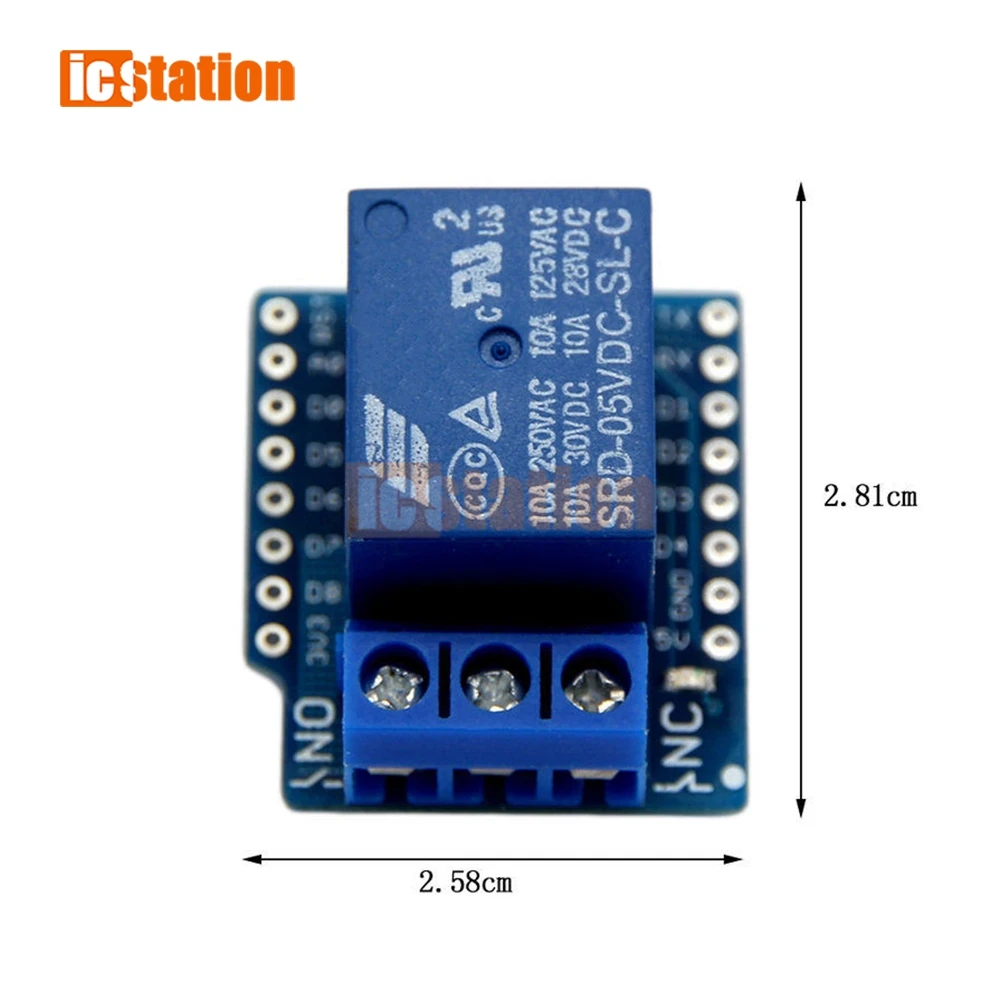 وحدة التتابع ل D1 MINI 5 فولت ارتفاع مستوى الزناد واحد 1 قناة وحدة التتابع واجهة المجلس درع ل D1 MINI
