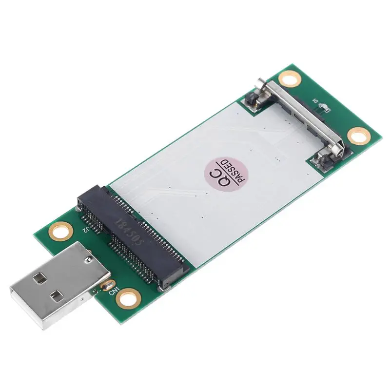 Mini PCI-e لاسلكي WWAN إلى بطاقة محول USB مع فتحة بطاقة لهواوي 203B