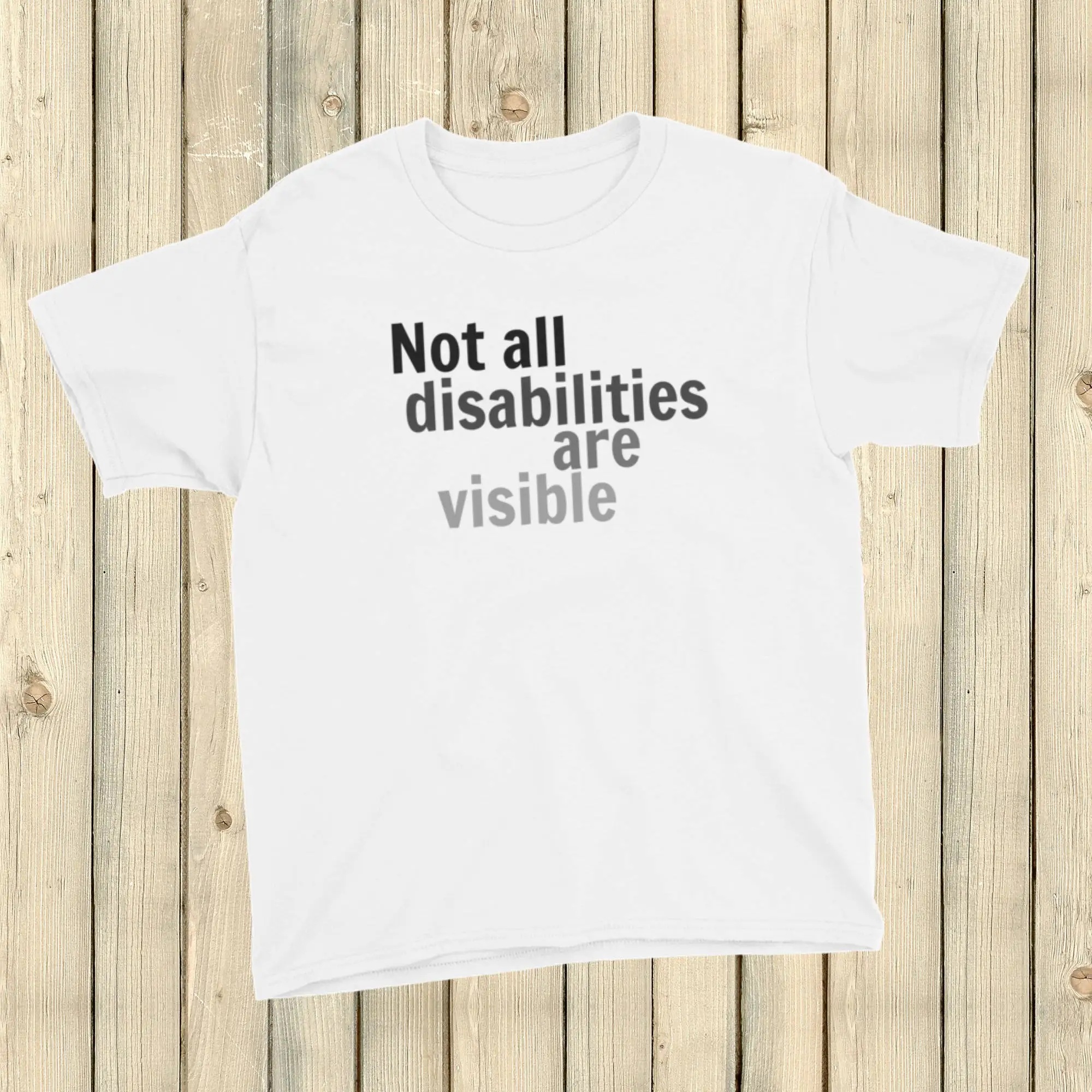 Not All Illnesses Are Visible Print Harajuku Top Women T-shirt Casual Ladies O-collar Short Sleeved Women T-shirt Girl,Drop Ship