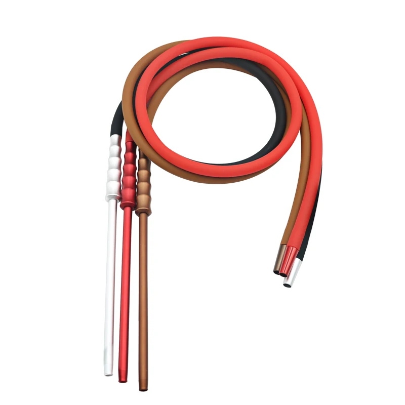

1.89M Hookah Shisha Hose with Aluminum Stem Silicone Hose Shisha Hookah Hose Modern Smoking Pipe