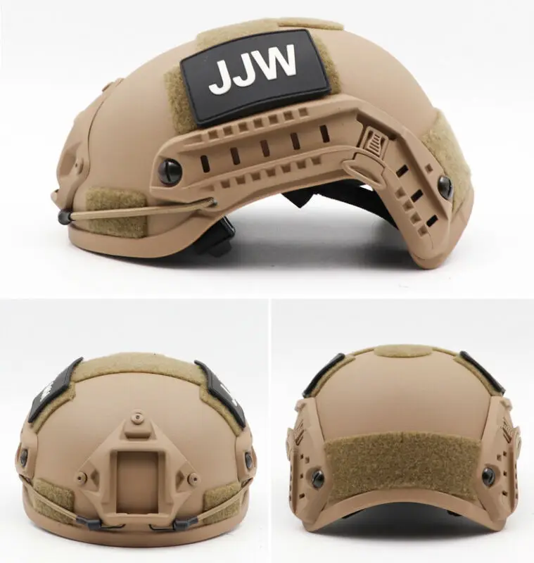 Abs Kinder taktischer leichter Helm Airsoft cs Outdoor-Sport training 53-55cm weiß rot Kopf bedeckung shelm – Detail 2