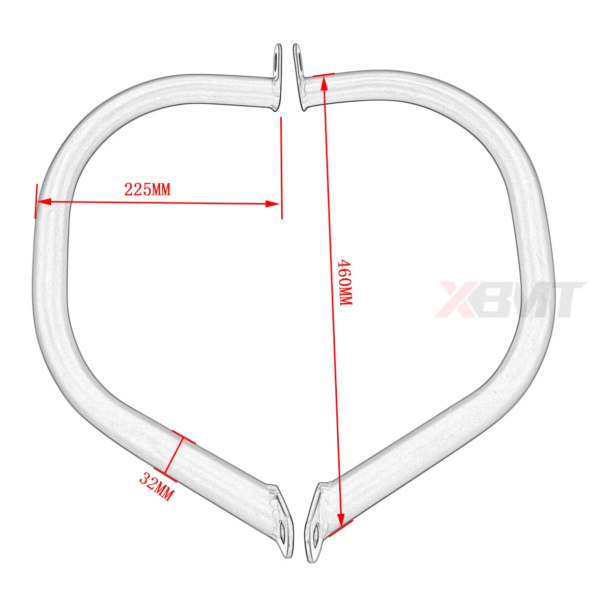 Motorcycle Engine Guard Crash Bar Bumper For Kawasaki ​Vulcan 1600 VN1600 Nomad 2003 2004 2005 2006 2007 2008 2009 2010 2011