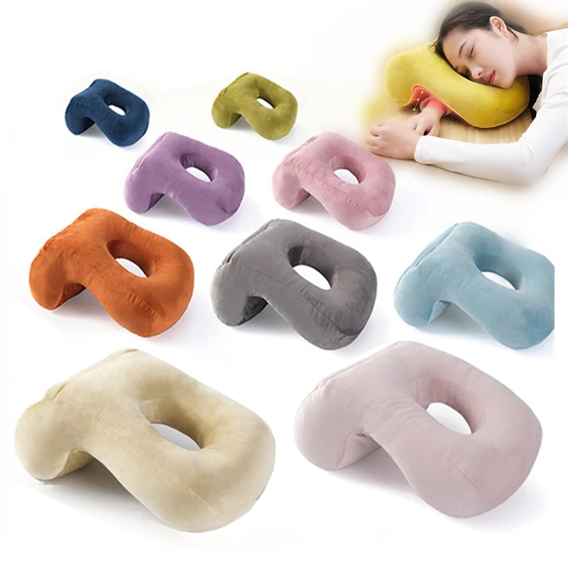 

Cotton Nap Pillow For Travel Headrest Neck Support Seat Cushions Office Rest Lunch Break Pillow Orthopedic Student Desk Sleeping