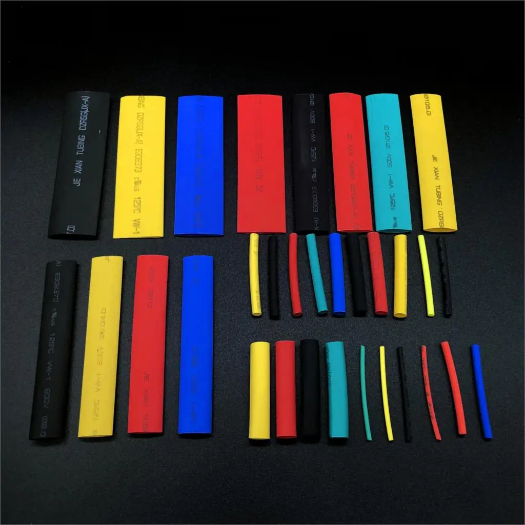 328PCS Heat Shrink Tube Tubing Insulation Shrinkable Tube Assortment Electronic Polyolefin Wire Cable Sleeve Kit