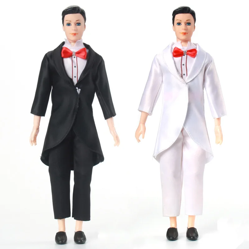 30cm Ken Doll Clothes Doll Boyfriend Ken Male Man Wear Wedding  Suit Tuxedo Dolls Accessories