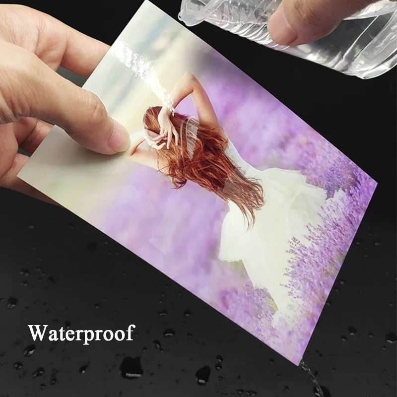 Resin Coated Inkjet Printing 265g RC Photography Photo Paper Glossy/Luster/Rough Matte/Silky 3R Size