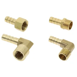 1pcs Hose Pagoda Connector 6 8 10 12 14mm Hose Barb Connector 1/8 1/4 3/8 1/2 BSP Male Female Thread Brass Water Pipe Fittings