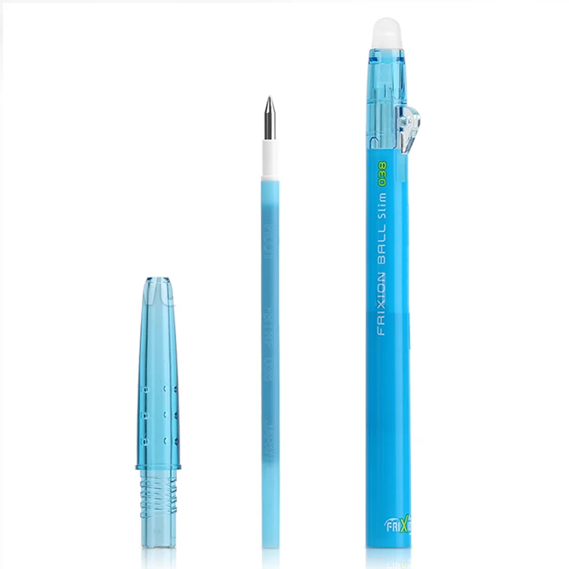 1pcs Japanese PILOT Color Press Frixion Hot Erasable LFBS-18UF Gel Pen 0.38mm Student Writing 20 Colors view 4