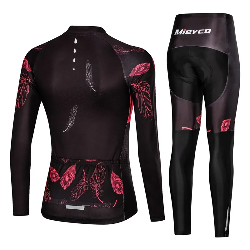 Fahrrad trikot für Frauen, lange Ärmel, Rennrad bekleidung, Reit hemd, Mountainbike Team kleidung, MTB, Weiblich – Detail 3