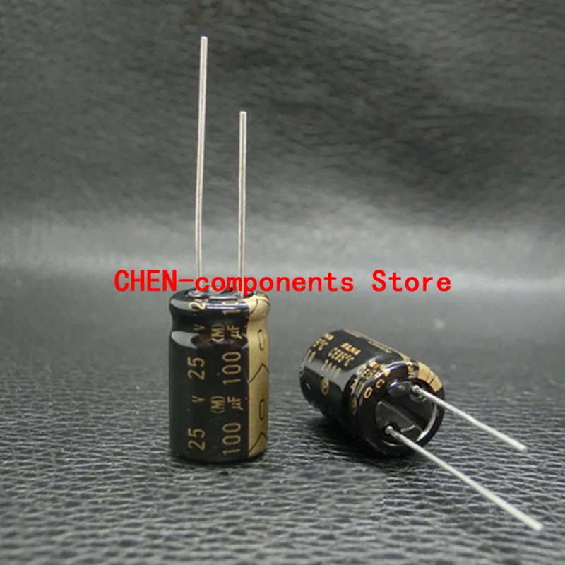 10PCS Original ELNA ROA Cerafine 25V100UF P5MM 10X16MM Fever audio electrolytic capacitor 100uF/25v 85 degrees 100UF 25V