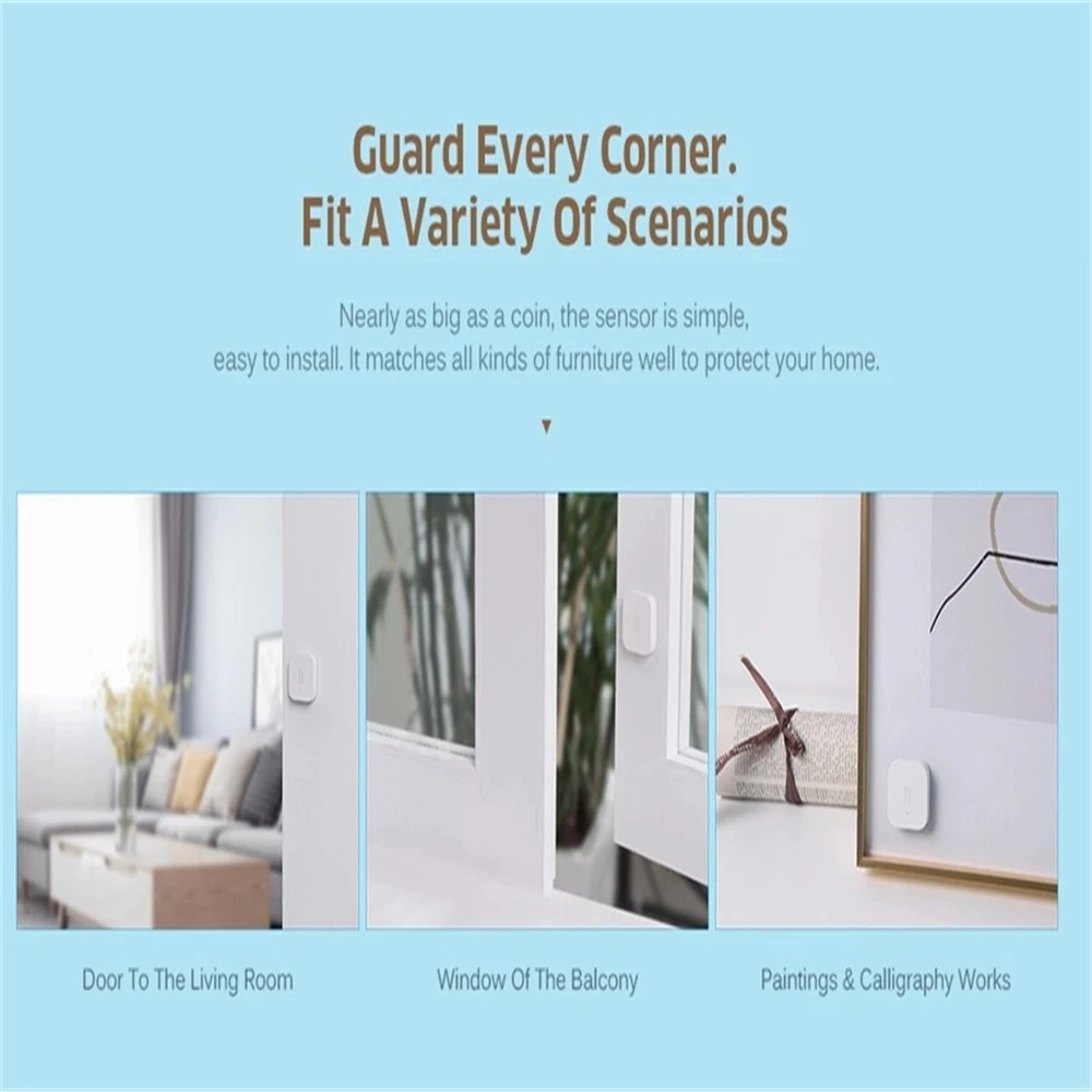 Aqara Zigbee Motion Shock Sensor Smart Vibration Sensor Alarm Monitor Built In Gyro For Xiaomi Mijia Homekit App Smart Home