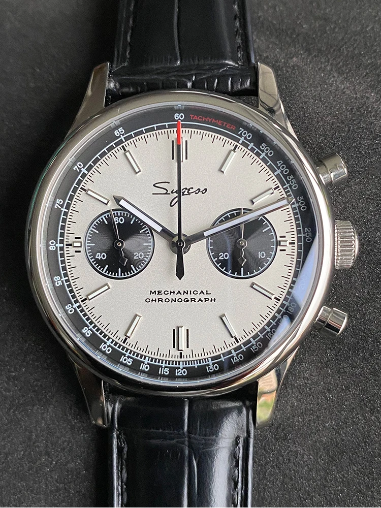Limited Edition Officiële Pilot Mechanisch Horloge Chronograaf ST19 Originele Militaire 40Mm Mannen Horloge Mechanische Panda Horloges - afbeelding 2