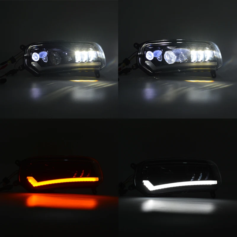 Plug and Play LED Replacement Headlight Assembly with DRL & Turn Signal for Can-Am Spyder