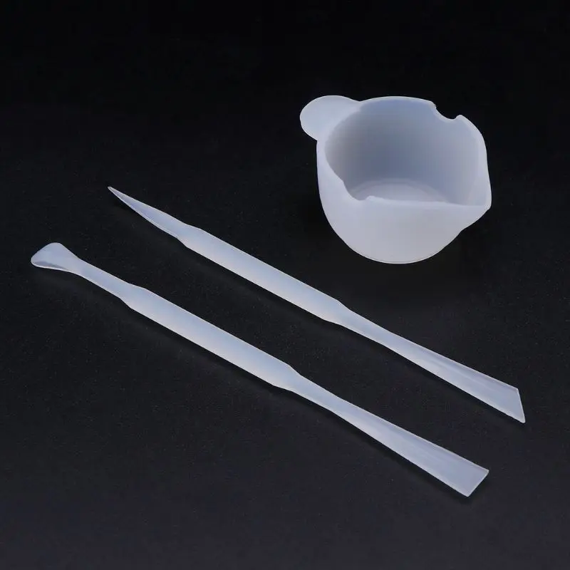 1 Set Mix Cup Silicone Mold Epoxy Resin Mold Tools DIY Jewelry Making Stick Hand made Accessories