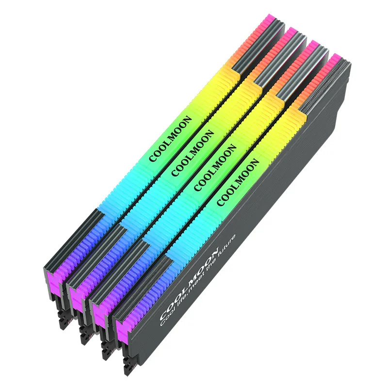 CR-D134S ARGB RAM Radiator Rozpraszacz ciepła Chłodnica Pamięć Kamizelka chłodząca do komputera stacjonarnego PC Pamięć
