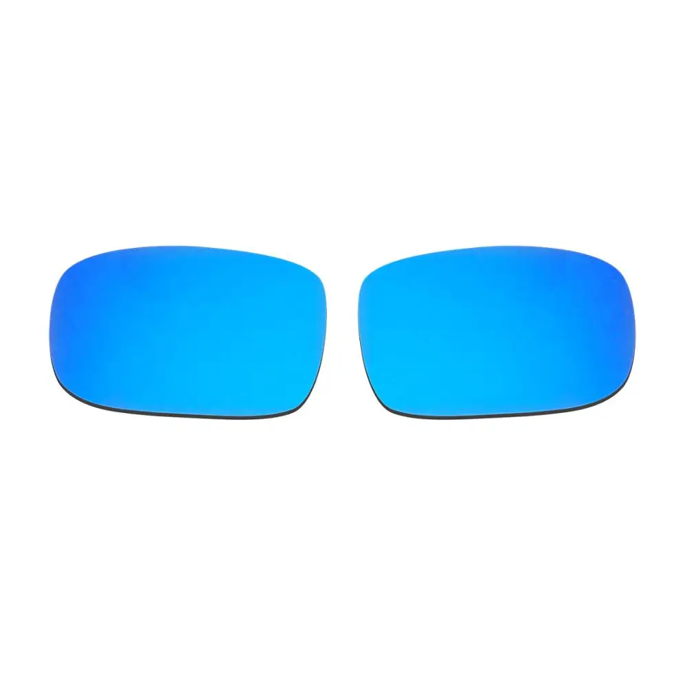 Hkuco For Crankcase Sunglasses Polarized Replacement Lenses 2 Pairs - Blue&Silver