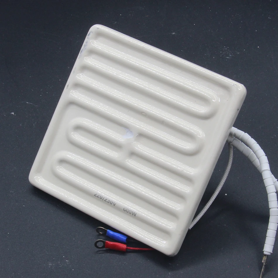 IR Infrared Top Heater Ceramic Heating Hot Plate 120*120MM 220V 600W For Gordak 863 Soldering BGA Rework Station