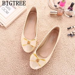 Pink Spring Shoes Women Flat Shoes Women Boat Shoes Women Fashion Zapatos Charol Mujer Bayan Ayakkabi Dames Schoenen Chaussure