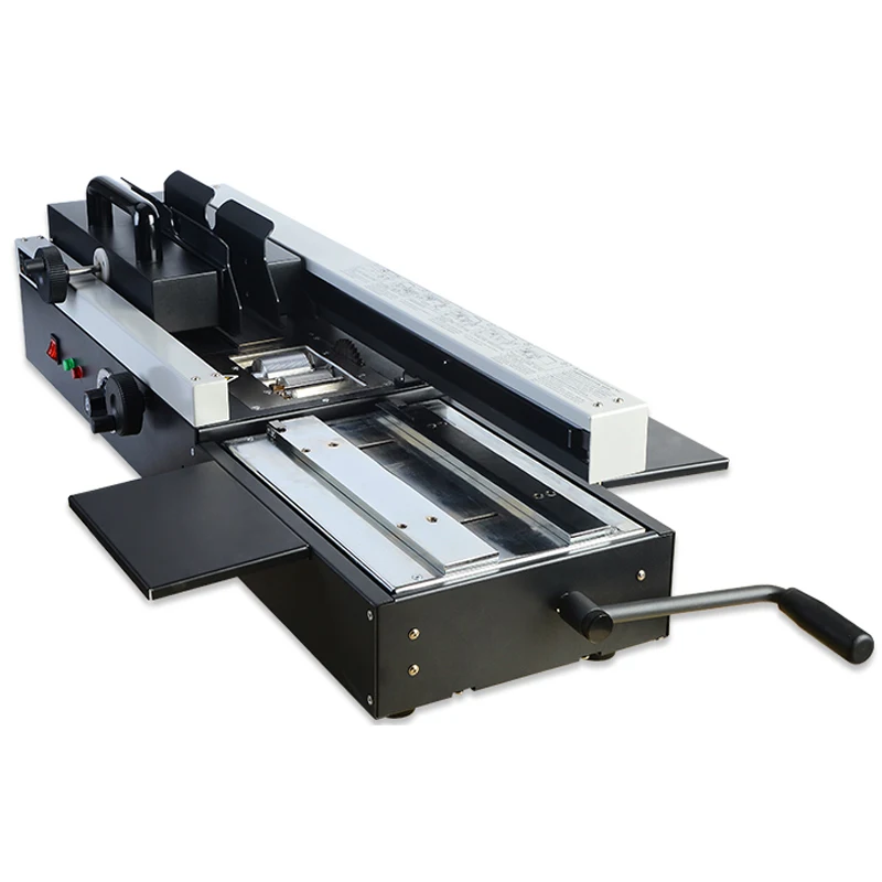 220V~240v Hot melt glue binding machine Binding length 32cm automatic heating hot melt bookbinding machine