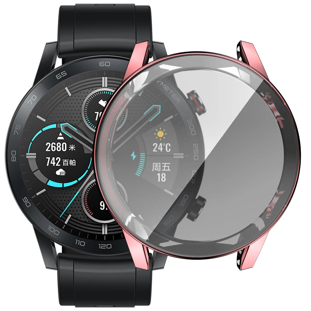 Huawei Honor Magic Watch 2の保護ケース,カバーバンパー,46mm