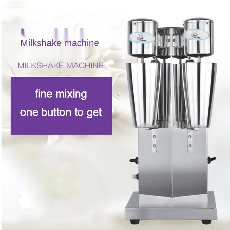 

Double head milkshake machine Drink Mixer Blender milk shaker Milk bubble mixing machine Commercial milk tea mixer 220v