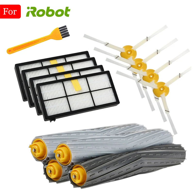 HEPA Filters Brushes Replacement Parts Kit For iRobot Roomba 980 990 900 896 886 870 865 866 800 vacuum Cleaner Accessories Kit