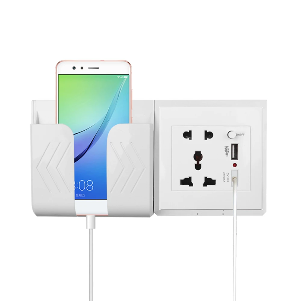 Smart Dual USB Port Home Wall Charger Adapter EU Standard Plug Socket Power Outlet Charging