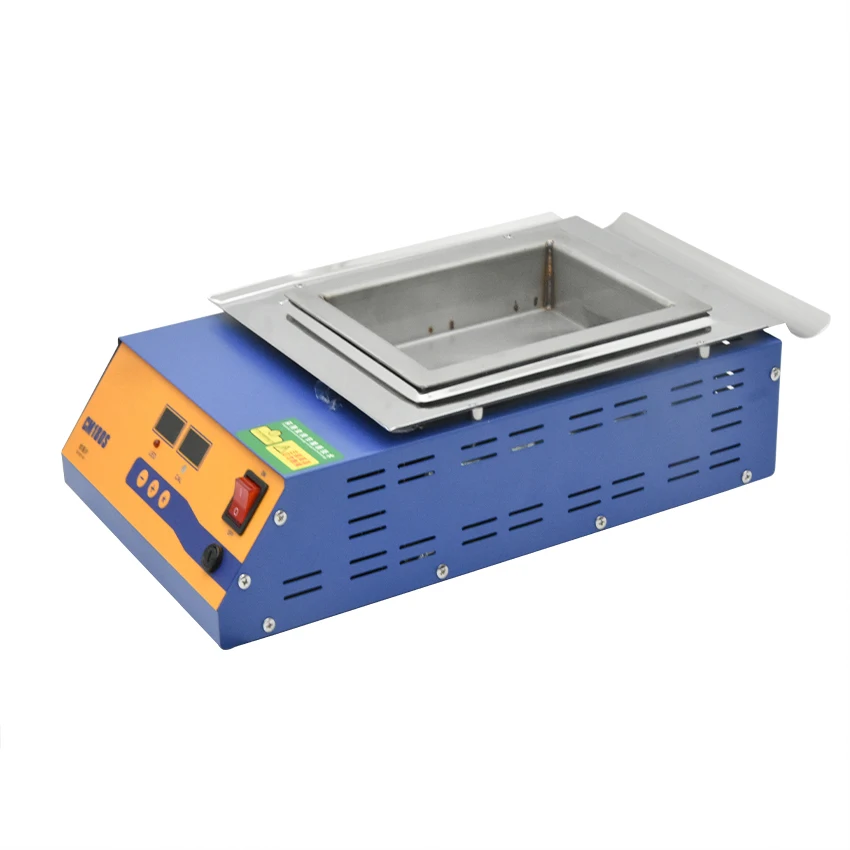 

1200W CM-180S Solder Pot Digital Display Melting Tin Furnace Temperature Adjustable Square Tin Stove Desoldering Bath 220V/110V