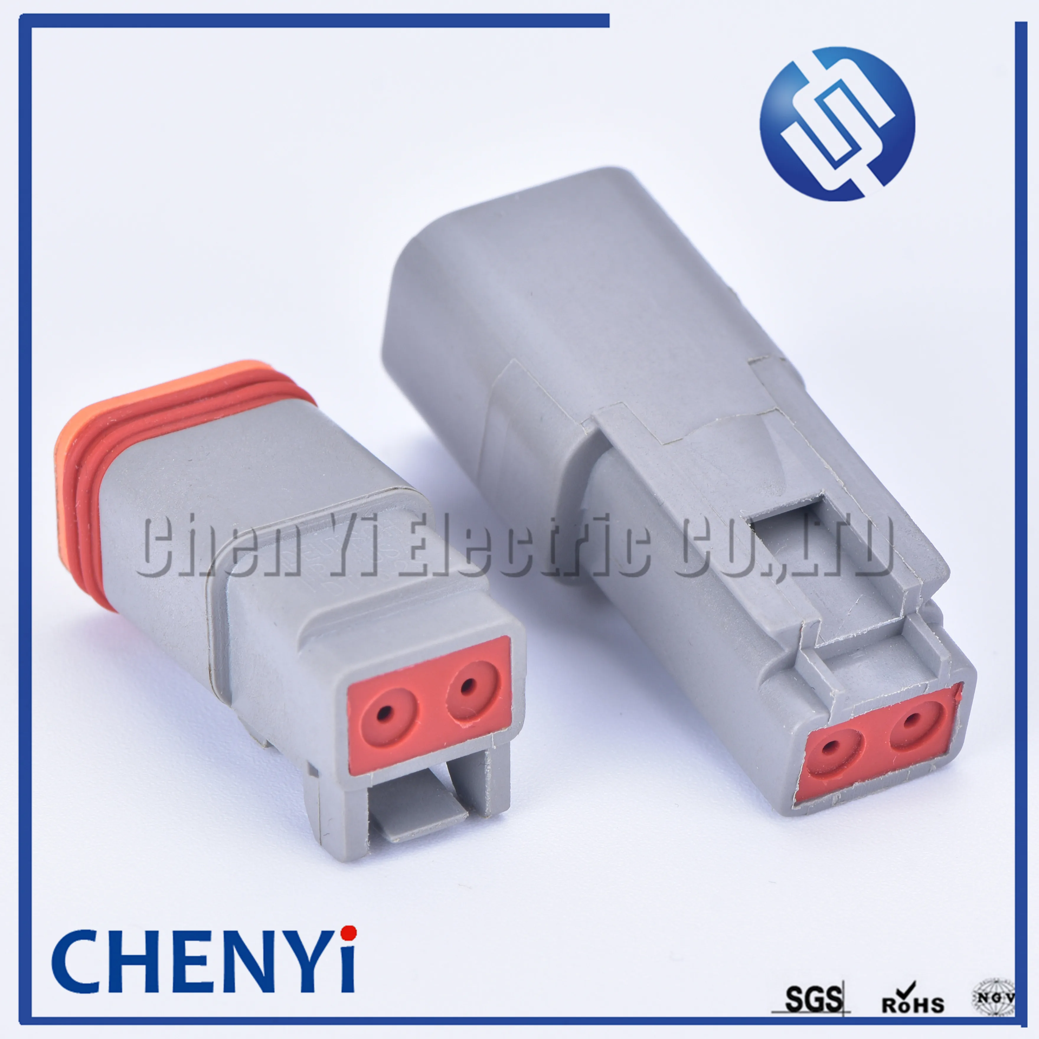 1 sets Deutsch DT 2 Pin connector DT06-2S DT04-2P Male or Female Auto Waterproof Connector Automotive Sealed Plug