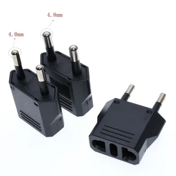 1pcs EU Euro KR Plug Adapter US to EU Plug Adapter Travel KR EU Adapter Electric EU KR Plug Converter Power Sockets AC Outlet