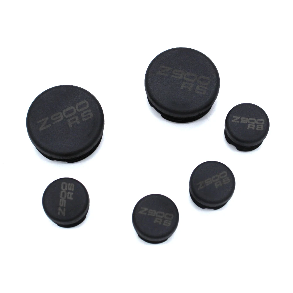 Motorcycle Frame Hole Cover Caps Plug Decorative Frame Cap Set Accessories For Kawasaki Z900RS Z900 RS Z 900 RS 2018-2021