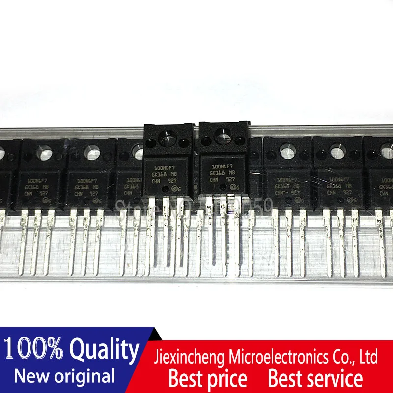 10PCS STF100N6F7 100N6F7 TO-220F 100A 60V TO220F New original