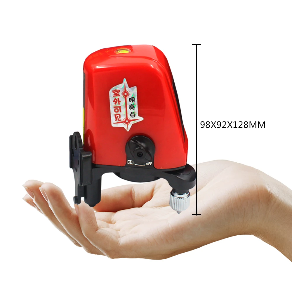 ACUANGLE A8826D Cross Red Laser Level 360 Degree Self-leveling 1V1H 2Lines 1 Point Horizontal And Vertical Nivel Laser With Bag