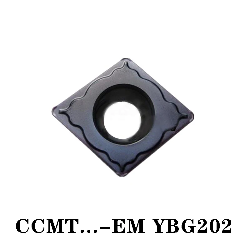 ZC-insertos de carburo de fresado para torno de CCMT060204-EM, CCMT09T304-EM CCMT Original, alta calidad, 100%, 10 Uds.