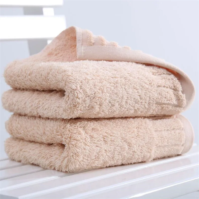 Real Long Staple Cotton Hand Towel Combed Cotton Home Hotel Terry Face Towel For Bathroom Super Soft Absorption Cotton Towel