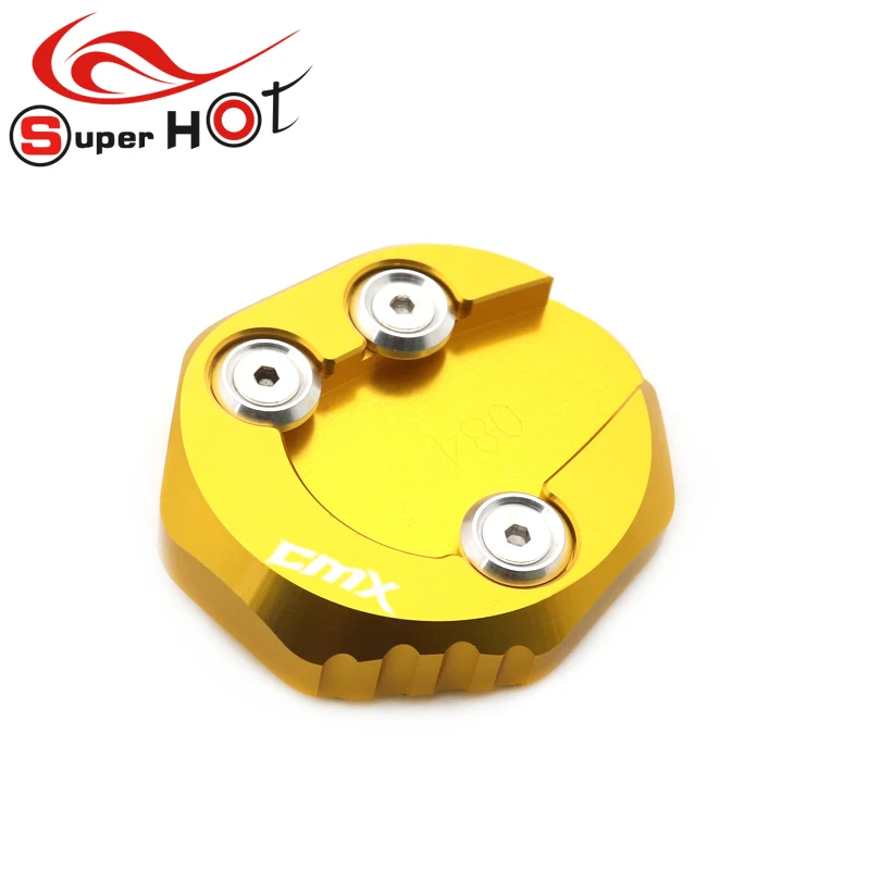Motorcycle Accessorie Kickstand Side Stand Extension Enlarger Plate Pad for Honda CMX Rebel 500 300 CMX300 CMX500 2017-2020 2021