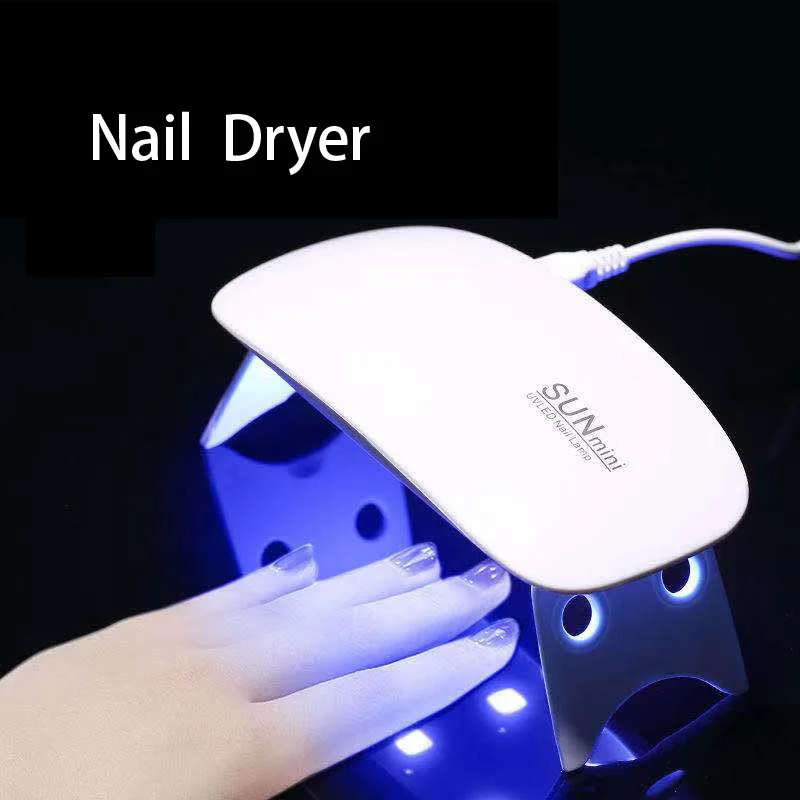 Nail Dryer Machine UV LED Lamp Portable USB Cable Home Use Mini UV Gel Varnish Dryer Lamp Nail Art Tools Nail Equipment