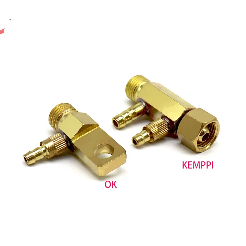 

Water Cooled Gas Adapter Quick Connector Fitting For Argon Protected Welding TIG Welding Torch Wp18