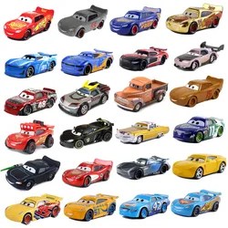 New Disney Pixar 2 3 Toy Car McQueen Jackson Storm 1:55 Cast Metal Alloy Toy Car Model Children's Birthday Christmas Gift