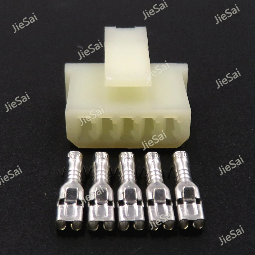 5 Pin Car Connector Unsealed Socket 171971835A 2.8 Series Automotive Modification Electric Wire Cable Adapter