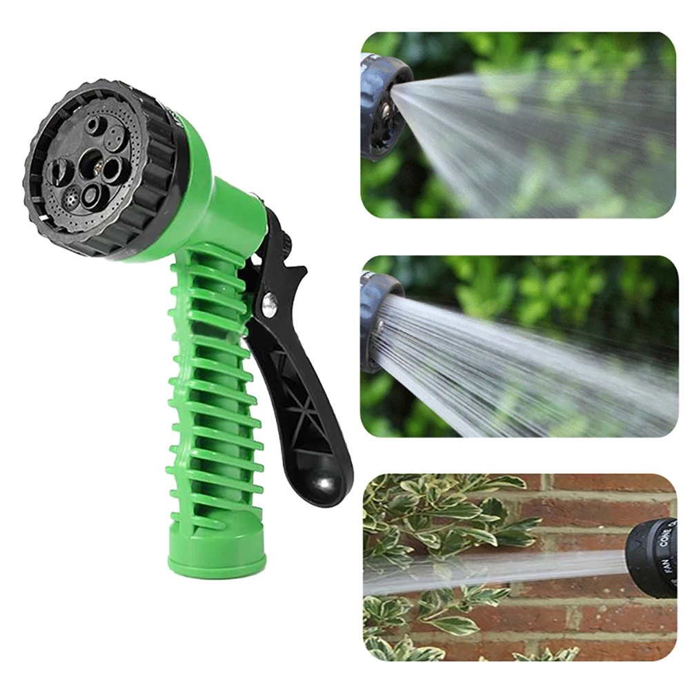 

Watering Lawn and Garden Adjustable Hose nozzles 7 Pattern Garden Water Gun For watering hose spray gun Car Wash, Cleaning IT090