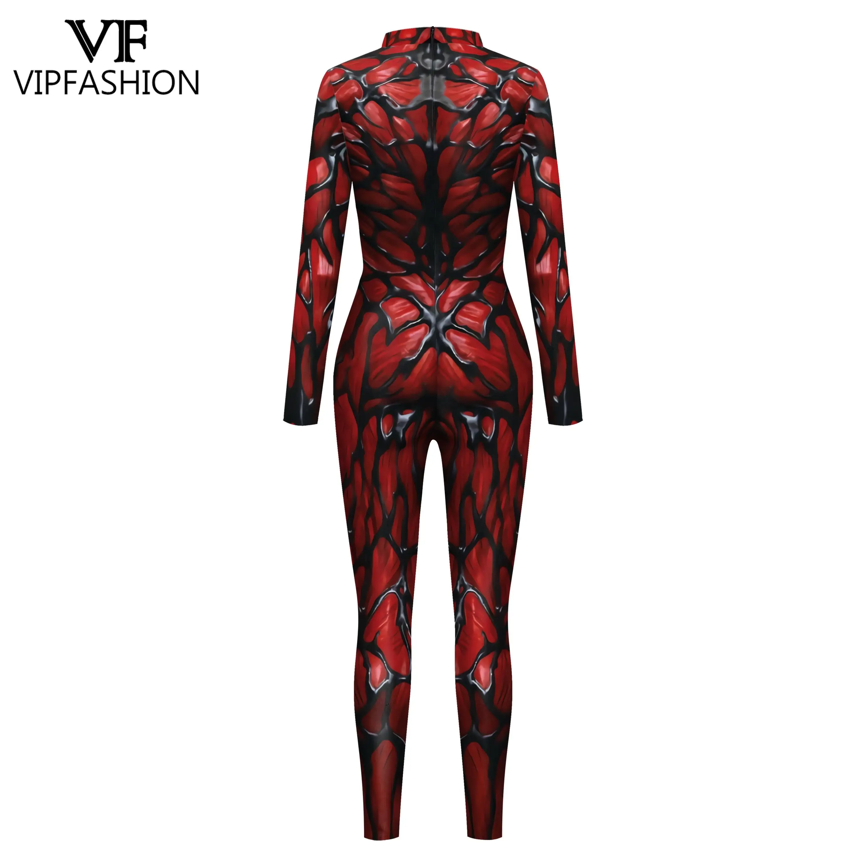 VIP FASHION Halloween Spider Costume Cosplay per abito adulto Fancy Carnival stampa 3D body Zentai Spandex tute