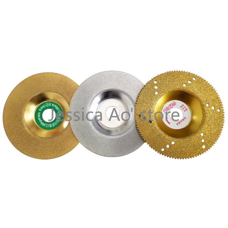 100mm 4'' Diamond Saw Blade Glass Cutting Disc Tile Grinding Polishing Angle Grinder Grinding Wheel Sanding Wheels