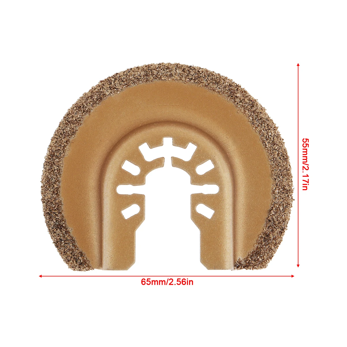Lâmina de serra semicircular de carboneto cimentado, 65mm, acessórios para ferramenta elétrica, corte de madeira, moagem de folha, corte de pvc, corte de unha
