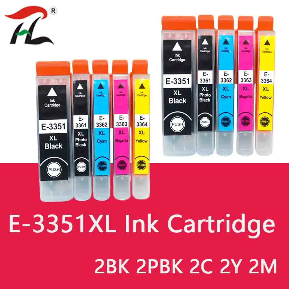 Cartucho de tinta para impresora Epson 33XL, recambio de tinta T3351 para Epson XP-530, XP-630, XP-635, XP-830, XP-540, XP-640, XP-645, XP-900,